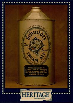 1993 Heritage Beer Cans Around The World #48 Schmidt's Tiger Brand Cream Ale Front