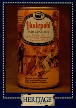 1993 Heritage Beer Cans Around The World #64 Hudepohl Beer Salutes 1975 Cincinnati Reds Front