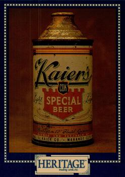 1993 Heritage Beer Cans Around The World #69 Kaier's Special Beer Front