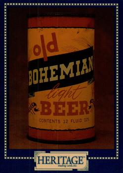 1993 Heritage Beer Cans Around The World #86 Old Bohemian Light Beer Front