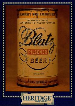 1993 Heritage Beer Cans Around The World #90 Blatz Front