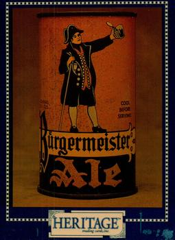 1993 Heritage Beer Cans Around The World #100 Burgermeister Ale Front