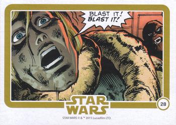 2015 IDW Star Wars Mini Comic Cards #28 Blast It! Blast It! Front