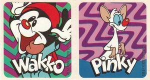 1995 Sun-Maid Animaniacs #NNO Wakko / Pinky Front