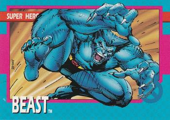 1992 Impel The Uncanny X-Men - Toy Biz #1 Beast Front