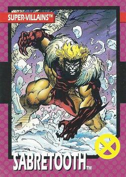 1992 Impel The Uncanny X-Men - Toy Biz #52 Sabretooth Front