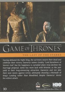 2020 Rittenhouse Game of Thrones Season 8 - Foilboard #10 The Last of the Starks Back