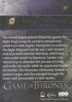 2020 Rittenhouse Game of Thrones Season 8 - Foilboard #37 Sandor 