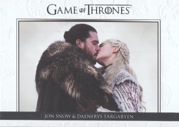2020 Rittenhouse Game of Thrones Season 8 - Relationships #DL51 Jon Snow / Daenerys Targaryen Front