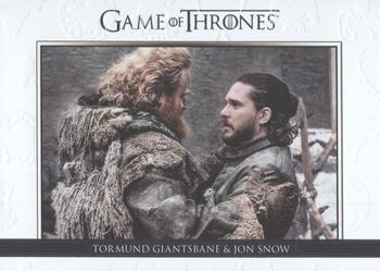 2020 Rittenhouse Game of Thrones Season 8 - Relationships #DL61 Tormund Giantsbane / Jon Snow Front