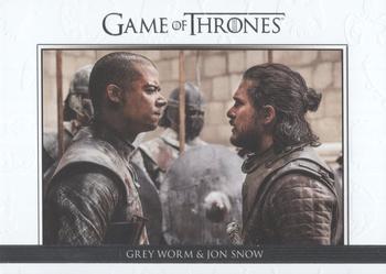 2020 Rittenhouse Game of Thrones Season 8 - Relationships #DL68 Grey Worm / Jon Snow Front