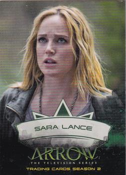 2015 Cryptozoic Arrow: Season 2 - Character Bios #CB1 Sara Lance Front