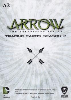 2015 Cryptozoic Arrow: Season 2 - Archers #A2 The Huntress Back
