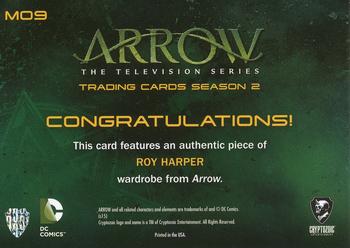 2015 Cryptozoic Arrow: Season 2 - Wardrobe #M09 Roy Harper Back