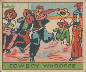 1933 Anonymous Western (R128-2) #205 Cowboy Whoopee Front