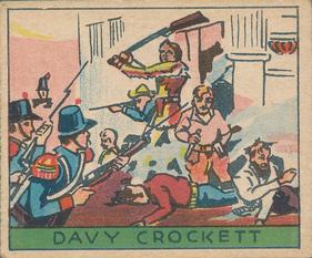 1933 Anonymous Western (R128-2) #210 Davy Crockett Front