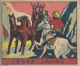1933 Anonymous Western (R128-2) #212 Jesse James Front