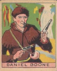 1933 Anonymous Western (R128-2) #216 Daniel Boone Front
