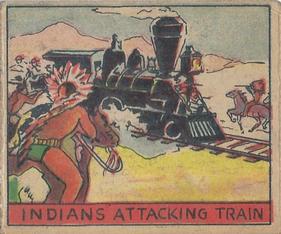 1933 Anonymous Western (R128-2) #235 Indians Attacking Train Front