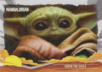 2020 Topps Star Wars The Mandalorian Journey of the Child #1 Enter the Child Front