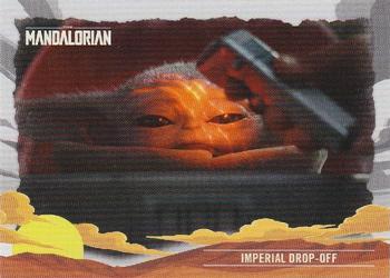 2020 Topps Star Wars The Mandalorian Journey of the Child #7 Imperial Drop-off Front