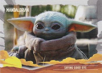 2020 Topps Star Wars The Mandalorian Journey of the Child #13 Saying Good-bye Front