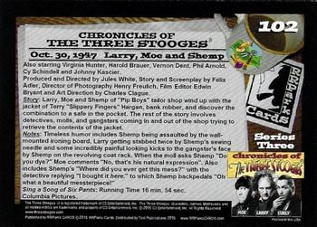 2015 RRParks Chronicles of the Three Stooges #102 Sing a Song of Six Pants Back