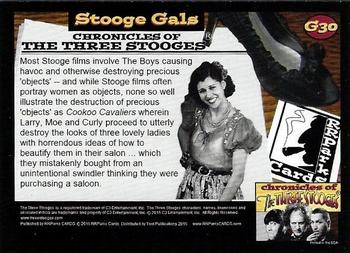 2015 RRParks Chronicles of the Three Stooges - Stooge Gals #G30 Destroying precious 
