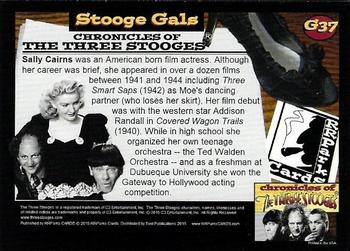 2015 RRParks Chronicles of the Three Stooges - Stooge Gals #G37 Sally Cairns Back
