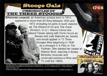 2015 RRParks Chronicles of the Three Stooges - Stooge Gals #G44 Ethelreda Leopold Back