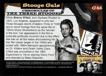 2015 RRParks Chronicles of the Three Stooges - Stooge Gals #G46 Sherry O'Neil Back