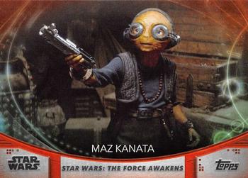 2020 Topps Women of Star Wars - Orange #47 Maz Kanata Front