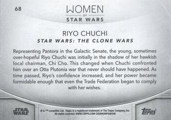 2020 Topps Women of Star Wars - Orange #68 Riyo Chuchi Back