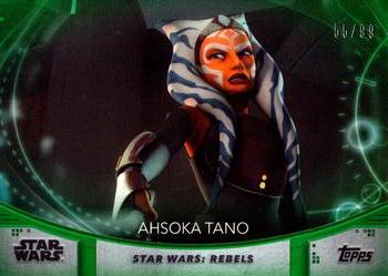 2020 Topps Women of Star Wars - Green #4 Ahsoka Tano Front