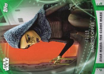2020 Topps Women of Star Wars - Green #8 Barriss Offee Front