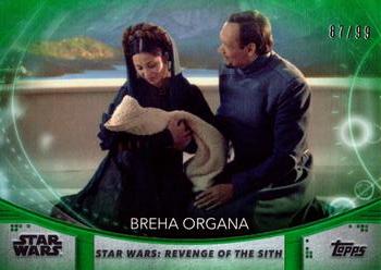 2020 Topps Women of Star Wars - Green #12 Breha Organa Front