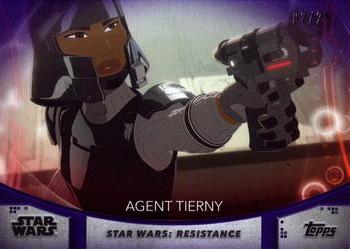 2020 Topps Women of Star Wars - Purple #3 Agent Tierny Front