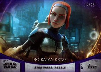 2020 Topps Women of Star Wars - Purple #11 Bo-Katan Kryze Front