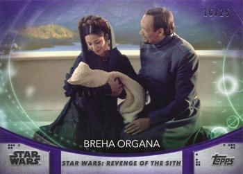 2020 Topps Women of Star Wars - Purple #12 Breha Organa Front