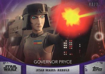 2020 Topps Women of Star Wars - Purple #28 Governor Pryce Front