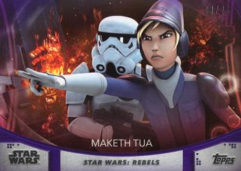 2020 Topps Women of Star Wars - Purple #46 Maketh Tua Front