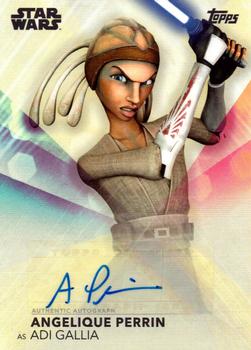2020 Topps Women of Star Wars - Autographs #A-AP Angelique Perrin / Adi Gallia Front