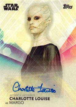 2020 Topps Women of Star Wars - Autographs #A-CL Charlotte Louise Front