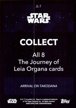 2020 Topps Women of Star Wars - The Journey of Leia Organa #JL-7 Arrival on Takodana Back