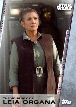 2020 Topps Women of Star Wars - The Journey of Leia Organa #JL-7 Arrival on Takodana Front
