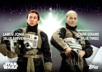 2020 Topps Women of Star Wars - Powerful Pairs #PP-26 Laren Joma / Jaldine Gerams Front