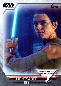 2020 Topps Women of Star Wars - Weapon of Choice #WC-1 Rey Front