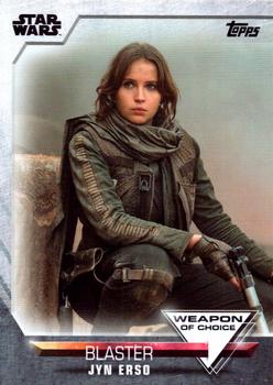 2020 Topps Women of Star Wars - Weapon of Choice #WC-4 Jyn Erso Front