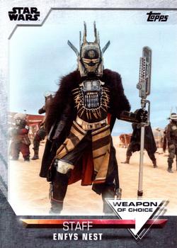 2020 Topps Women of Star Wars - Weapon of Choice #WC-6 Enfys Nest Front