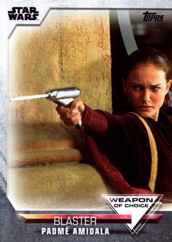2020 Topps Women of Star Wars - Weapon of Choice #WC-7 Padmé Amidala Front
